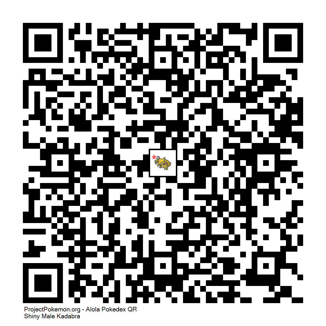 Cdigo QR de Kadabra variocolor